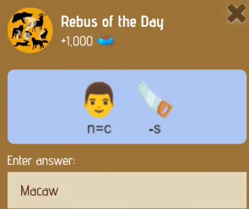 Zoo Rebus of the Day 5 Jan 2025