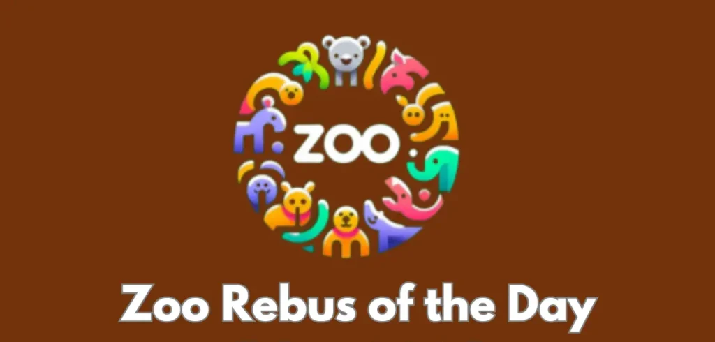 image of zoo rebus of the day