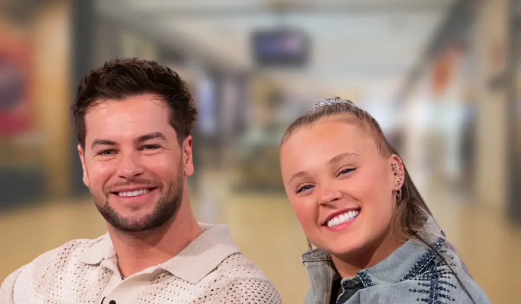 Chris Hughes and JoJo Siwa